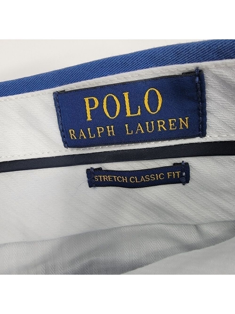 NEW POLO RALPH LAUREN Men's 29 Dark Blue Stretch Classic Fit Chino Shorts NWT - Picture 4 of 12
